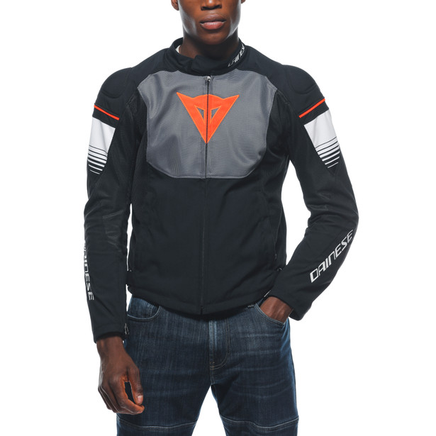 air-fast-tex-giacca-moto-estiva-in-tessuto-uomo-black-gray-white image number 6