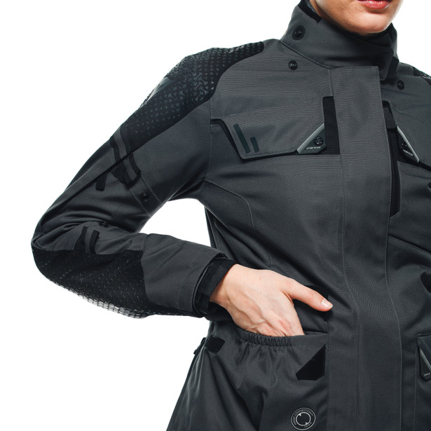 ladakh-3l-d-dry-giacca-moto-impermeabile-donna-iron-gate-black image number 15