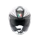 K5 JET EVO CONTROL MATT BLACK/WHITE - MOTORBIKE OPEN FACE HELMET E2206