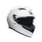 K3 MONO SETA WHITE - CASCO MOTO INTEGRAL E2206