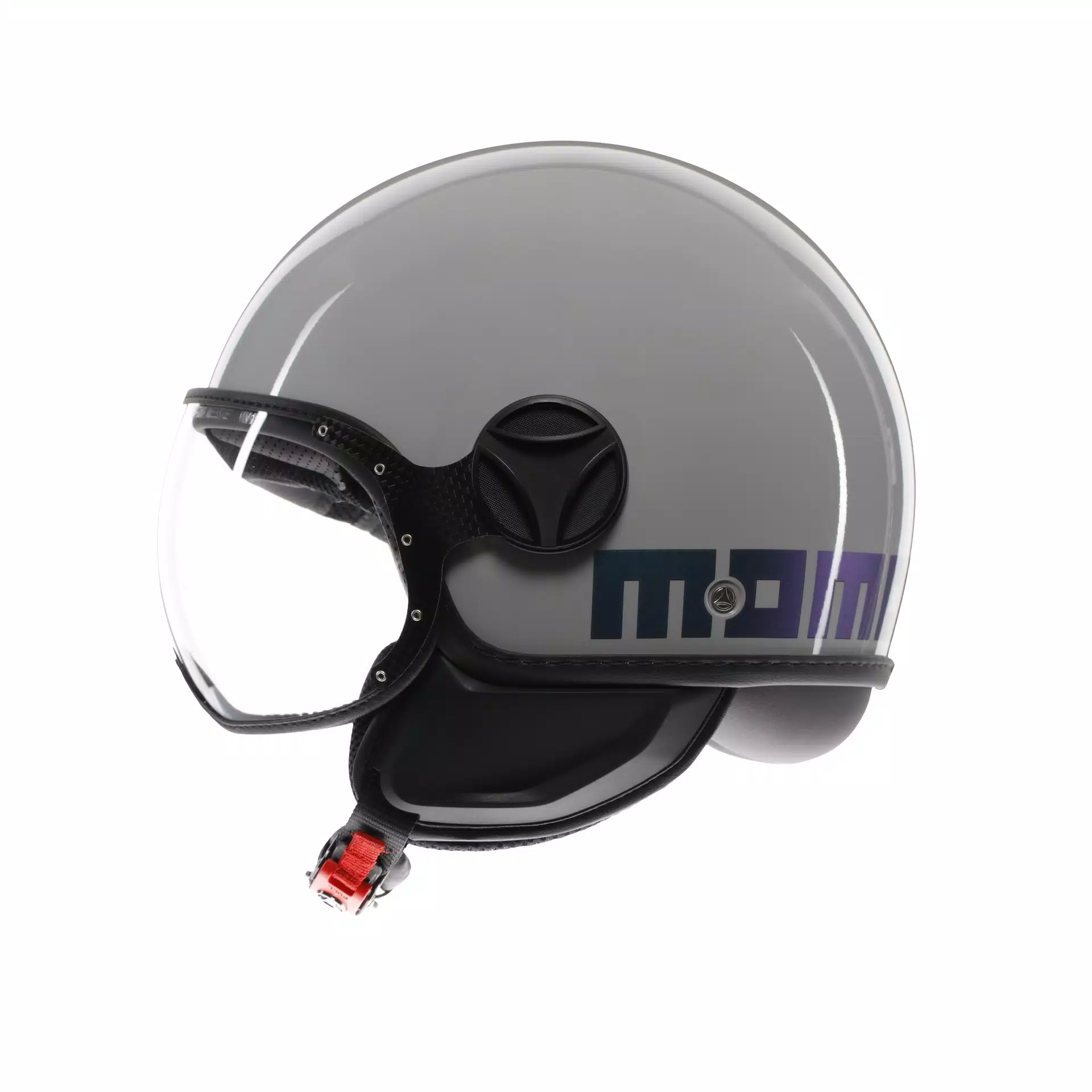 MOMODESIGN FGTR CLASSIC FLIP BLUE / FUCSIA - JET HELMET WITH VISOR E2206