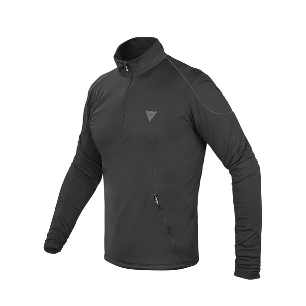 FLEECE MAN SMALL ZIP E1 BLACK/GRAY- Unterwäsche