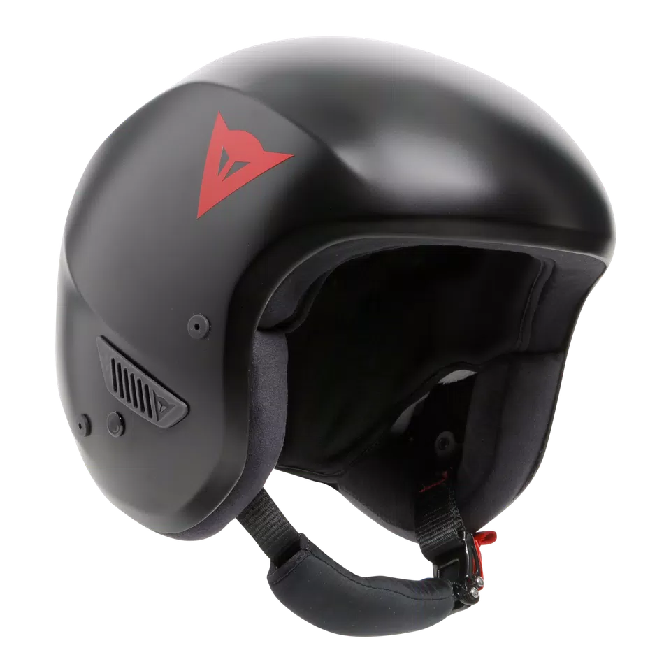 R001 FIBER SKI HELMET - BLACK - 2