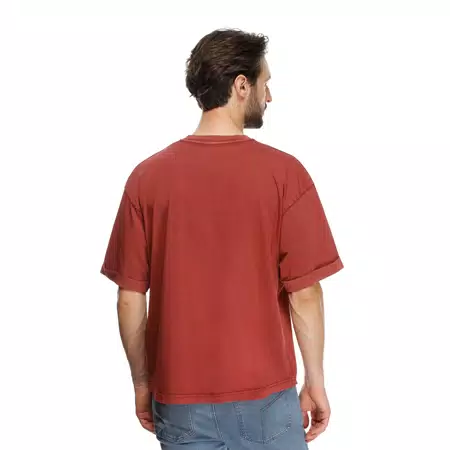 SFUMATA - MEN'S CREWNECK T-SHIRT - RED PEAR - 4