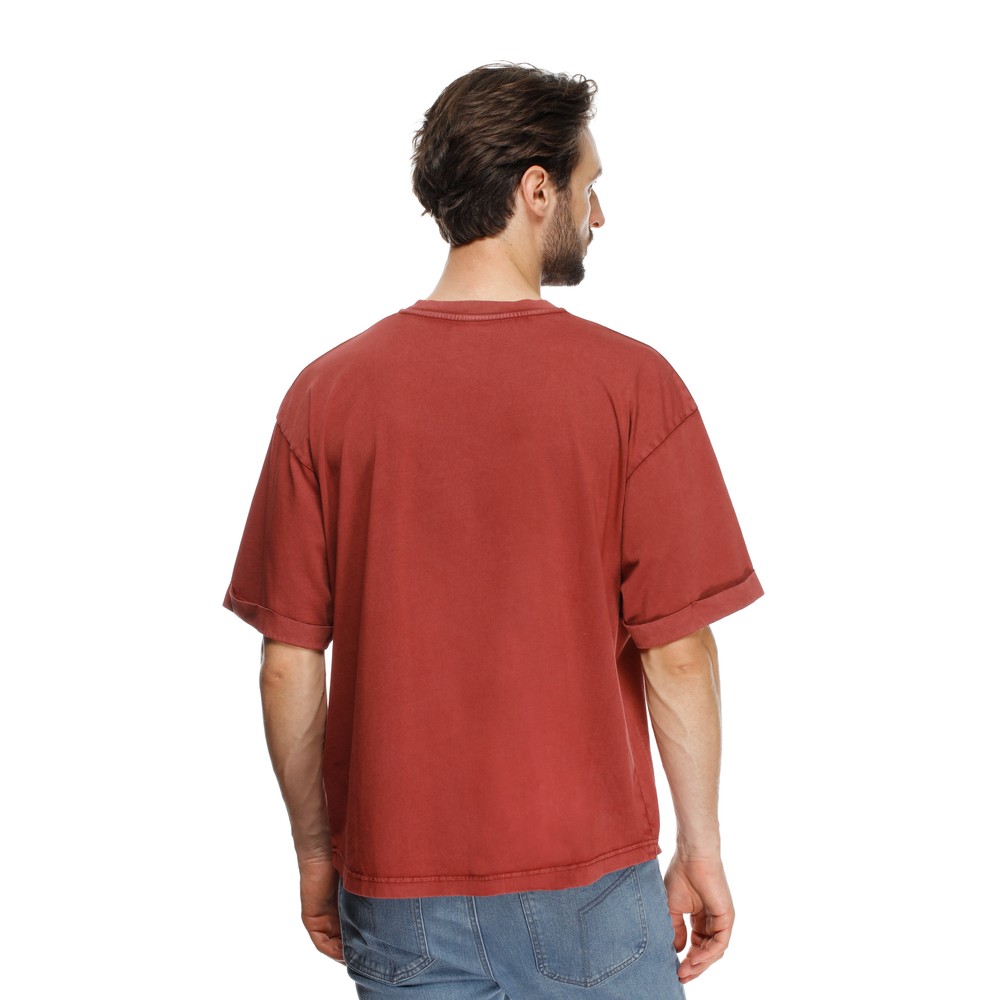 sfumata-camiseta-cuello-redondo-hombre-red-pear image number 3