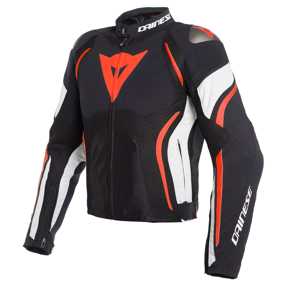 りう DAINESE ESTREMA AIR TEX メッシュジャケット ESTREMA AIR TEX JACKET | BLACK/WHITE/FLUO-RED | Dainese