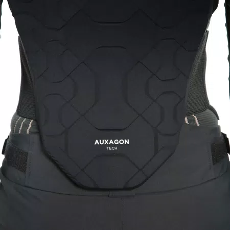 AUXAGON 1 SKI BACK PROTECTOR - STRETCH-LIMO/BLACK - 2