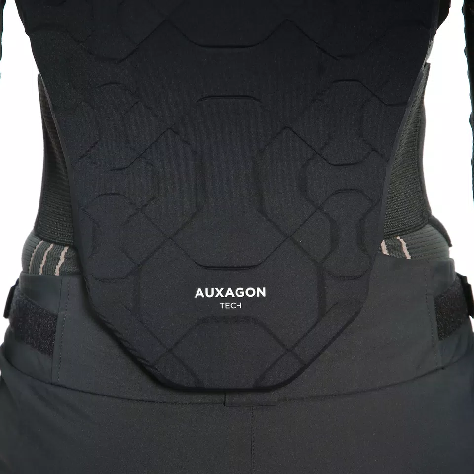AUXAGON 1 SKI BACK PROTECTOR - STRETCH-LIMO/BLACK - 2