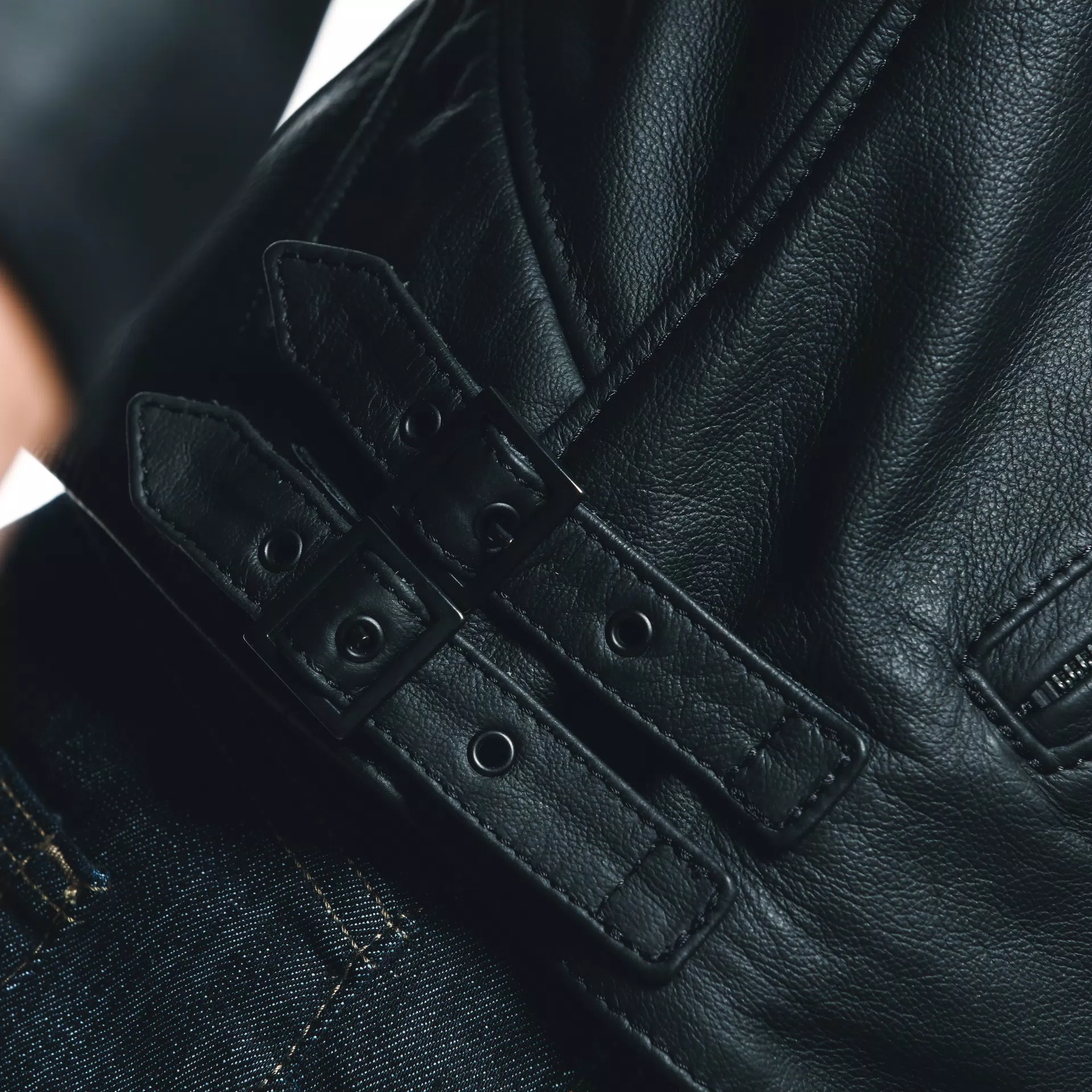 CHIODO - MEN'S MOTORCYCLE LEATHER JACKET