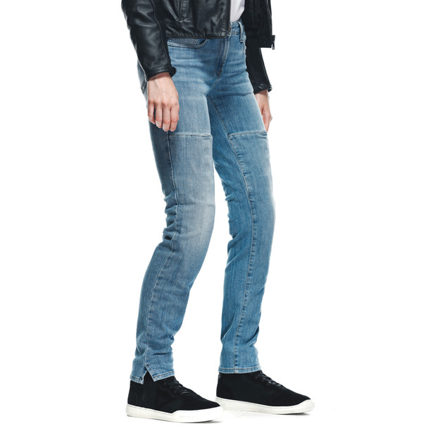 denim-stone-slim-jeans-moto-donna-light-blue image number 3