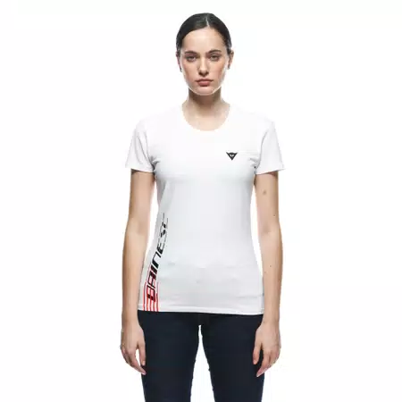 DAINESE LOGO - WOMEN'S T-SHIRT - WHITE/BLACK - 3