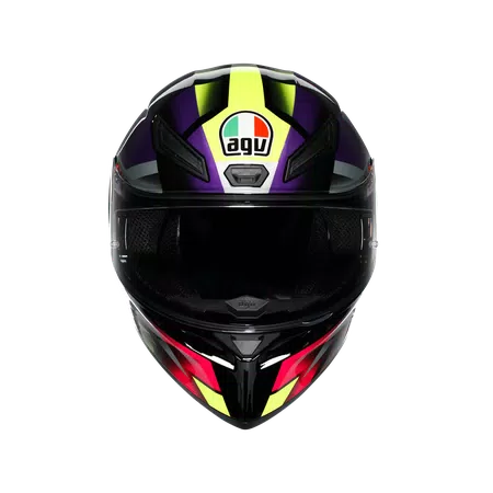 K1 S FASTLAP BLACK/PURPLE/PINK - MOTORBIKE FULL FACE HELMET DOT (E2206) -  - 2