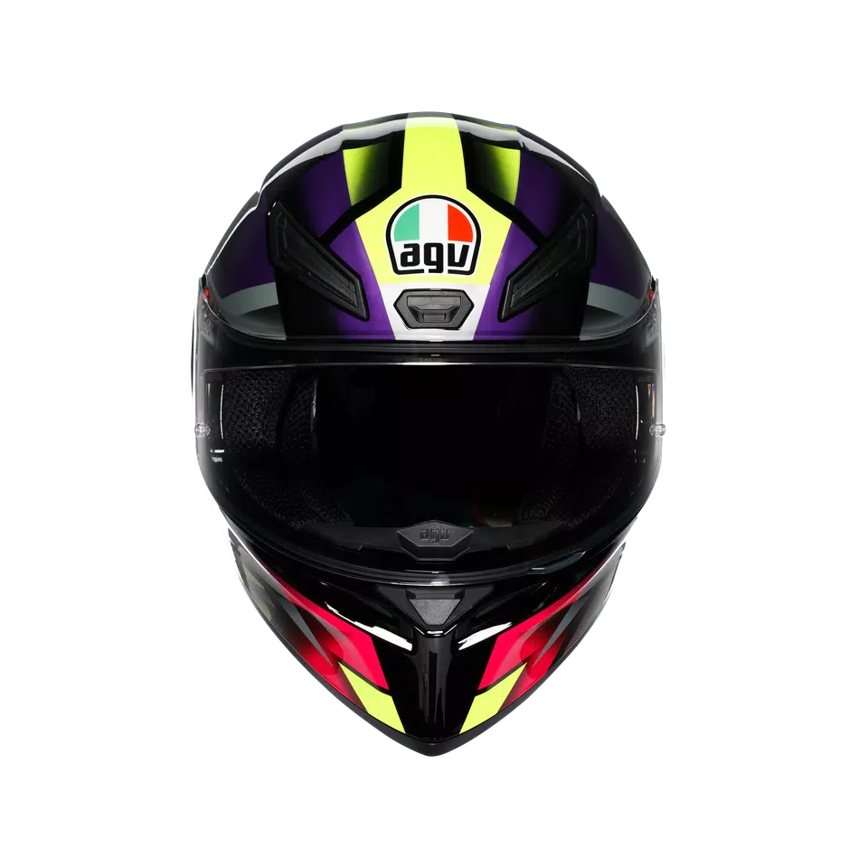 K1 S FASTLAP BLACK/PURPLE/PINK - MOTORBIKE FULL FACE HELMET DOT (E2206) -  - 2