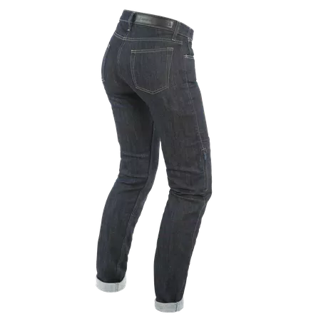 DENIM SLIM - DAMES MOTORFIETS JEANS - BLUE - 2