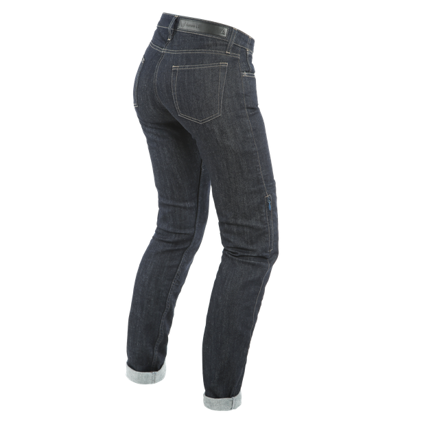 denim-slim-jeans-moto-donna-blue image number 1