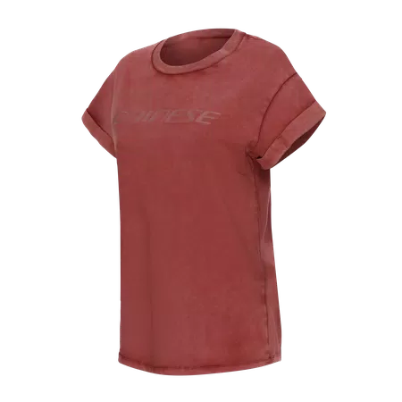 SFUMATA - DAMES T-SHIRT MET RONDE HALS - RED PEAR - 1