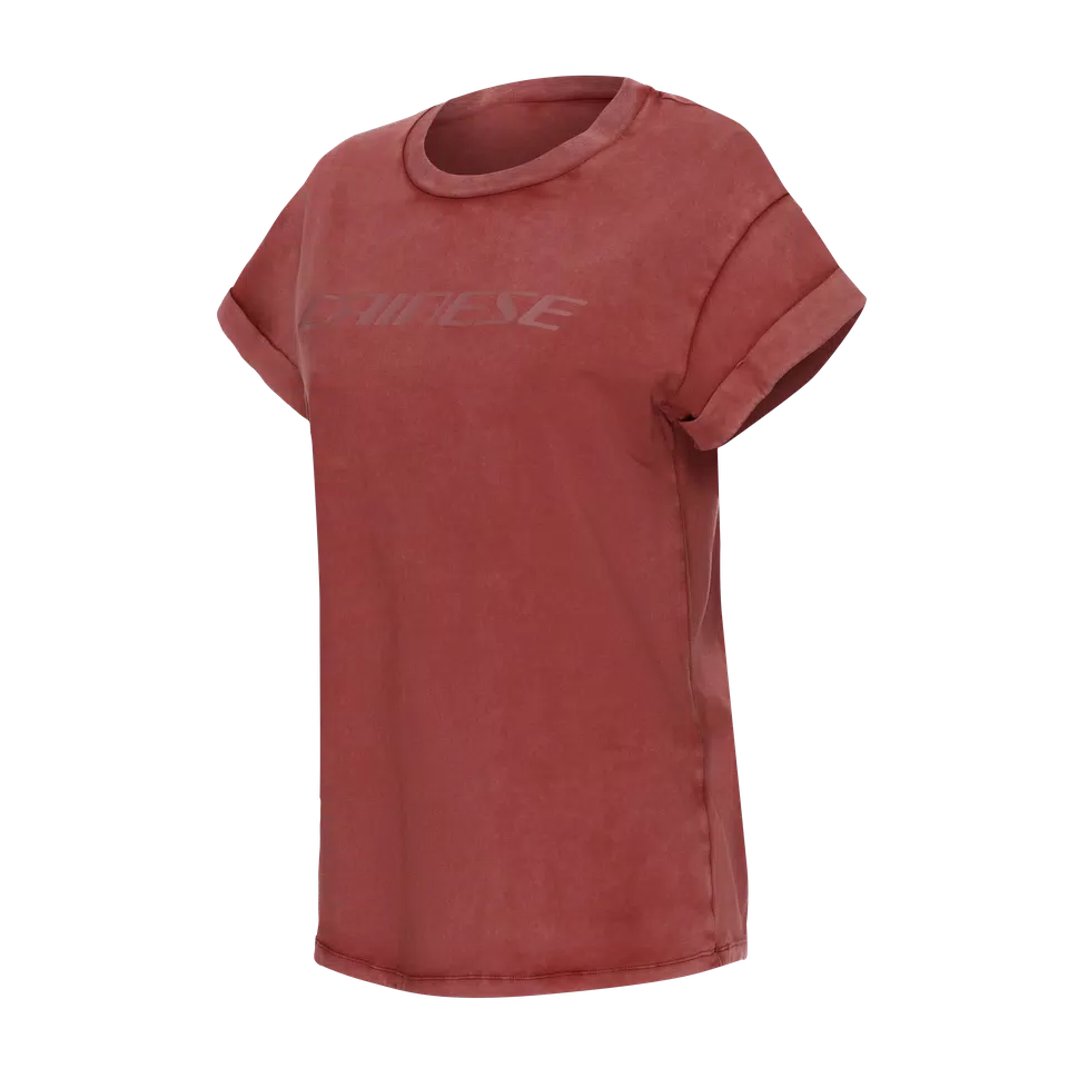 SFUMATA - CAMISETA CON CUELLO REDONDO MUJER - RED PEAR - 1