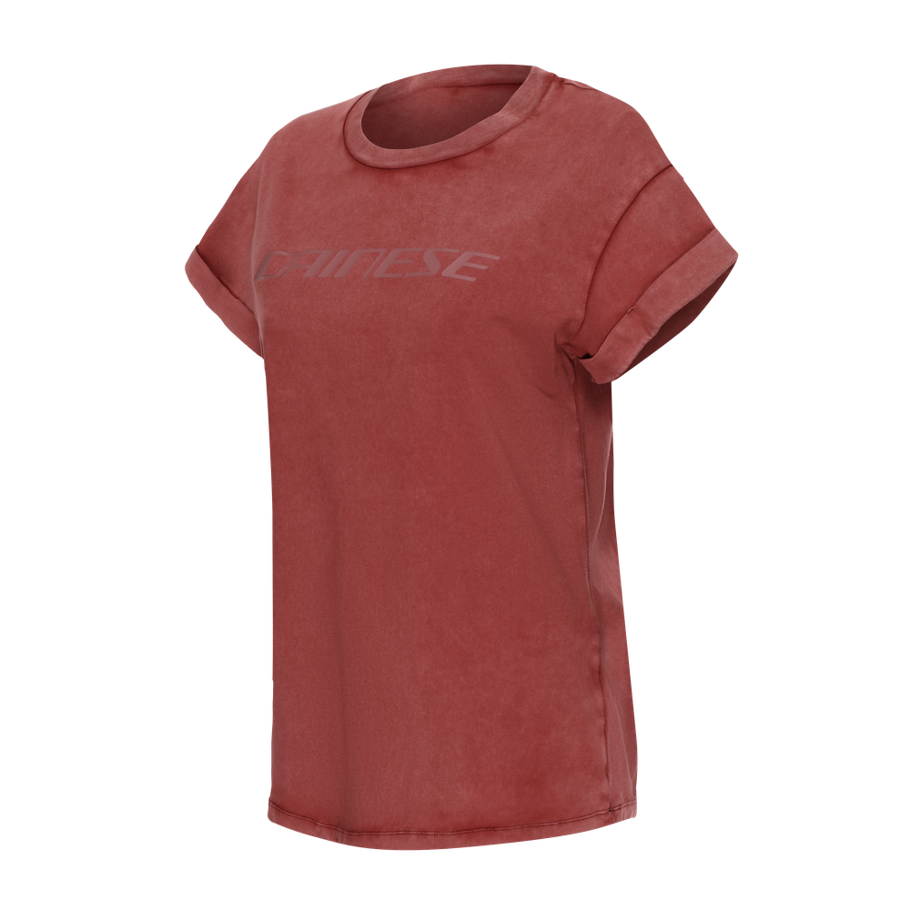 sfumata-rundhals-t-shirt-damen-red-pear image number 0