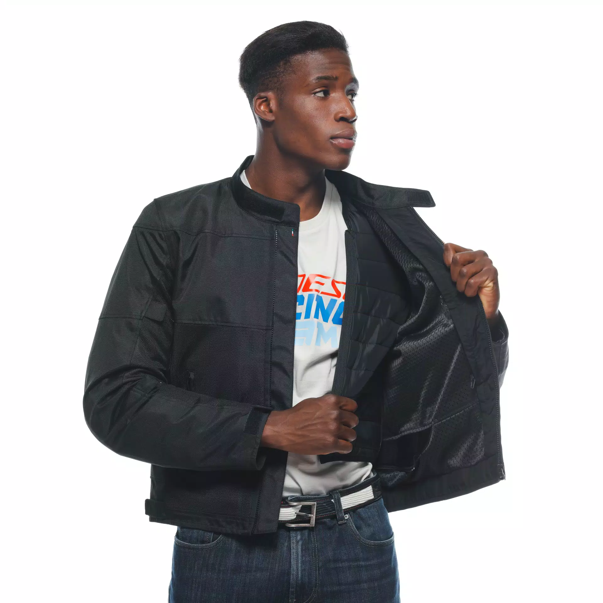 ELETTRICA AIR TEX - MEN'S MOTORCYCLE JACKET IN FABRIC