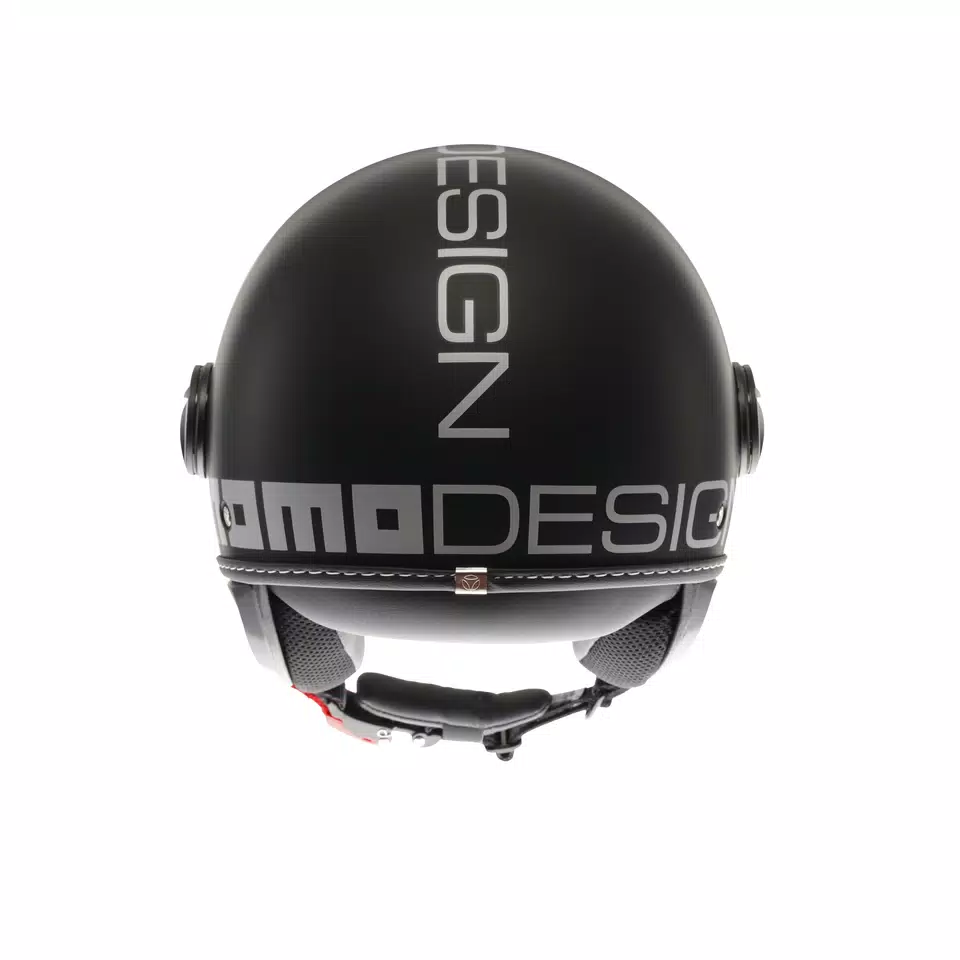 MOMODESIGN FGTR EVO MATT BLACK / SILVER - JET HELMET WITH DUAL VISOR E2206 -  - 5