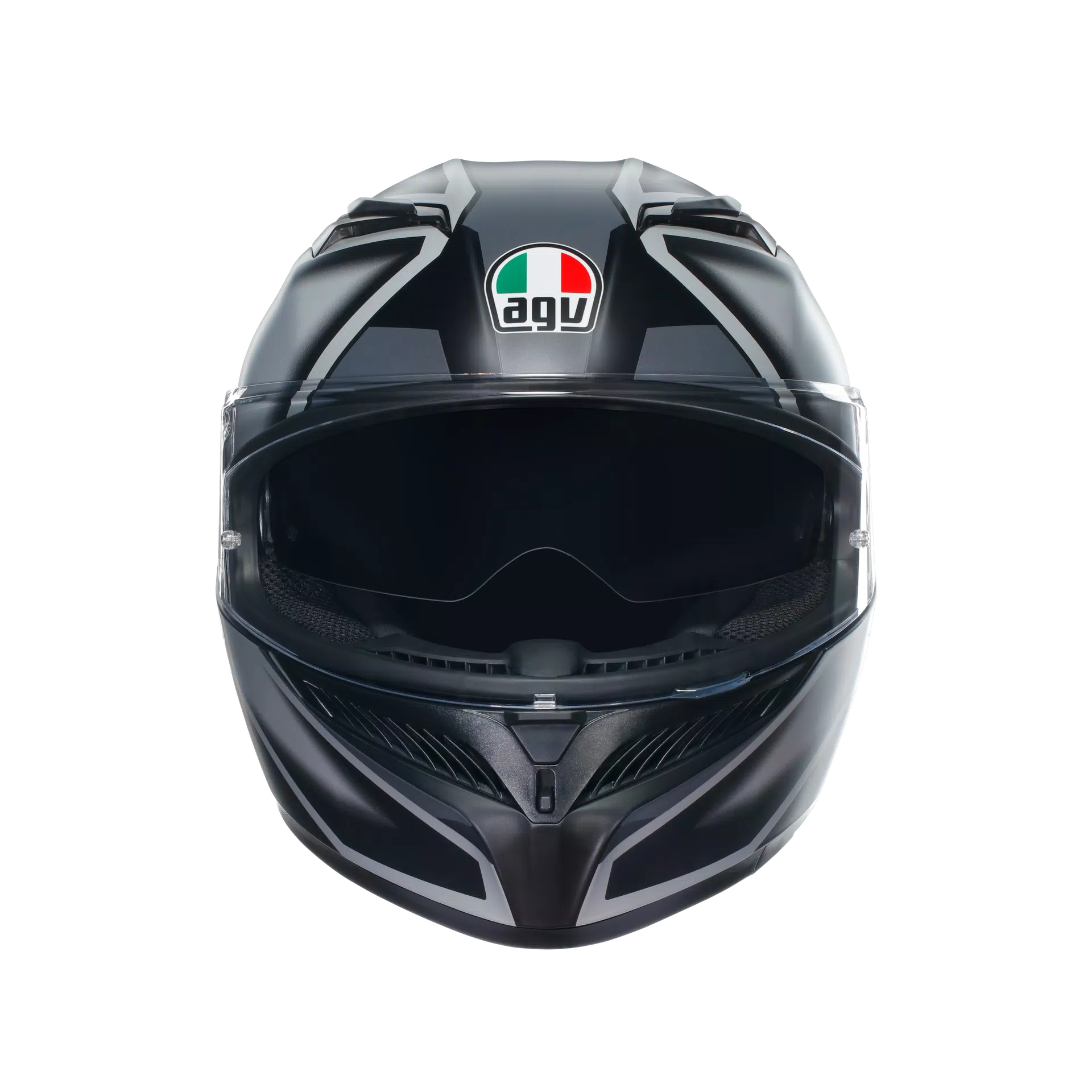 K3 COMPOUND MATT BLACK/GREY - CASQUE MOTO INT&Eacute;GRAL E2206