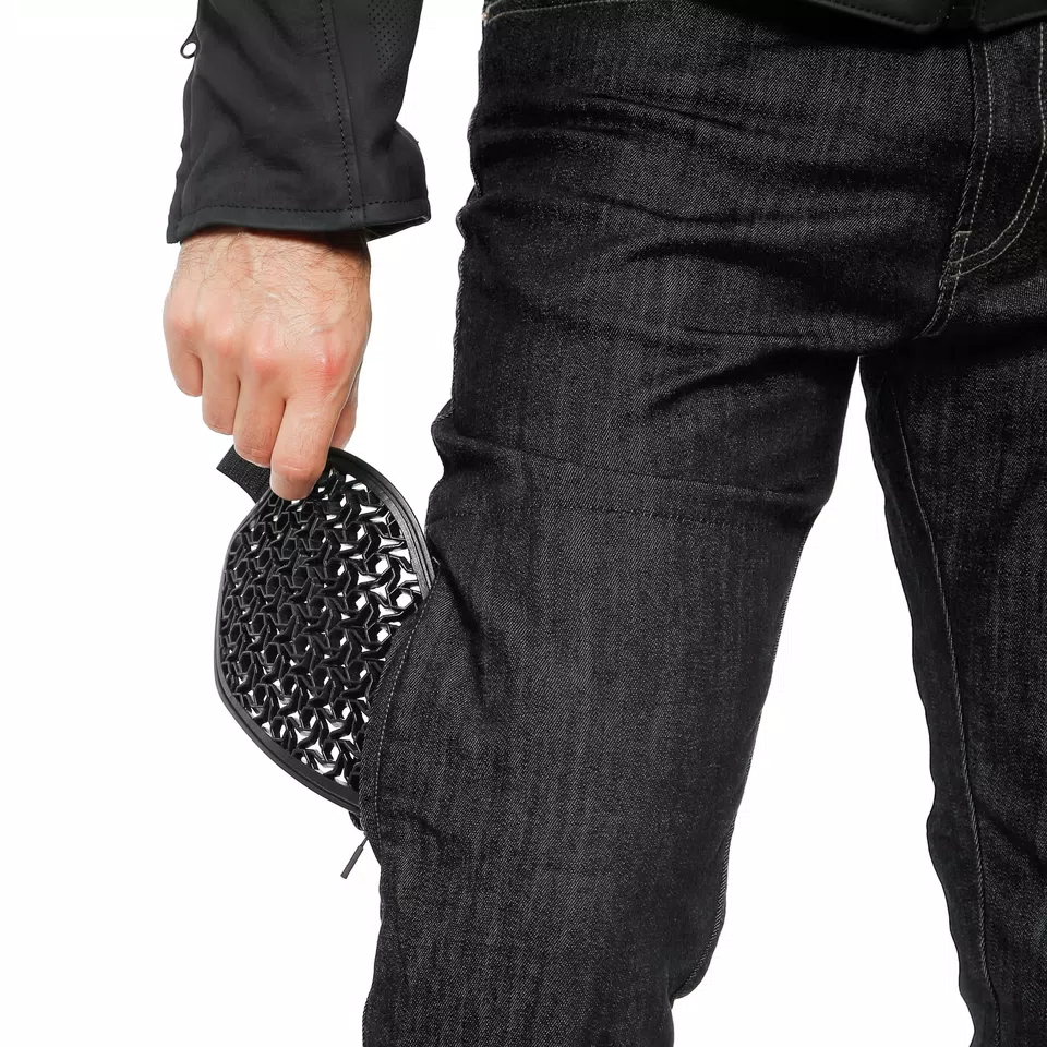 DENIM REGULAR - MEN'S MOTORCYCLE JEANS - BLACK - 6