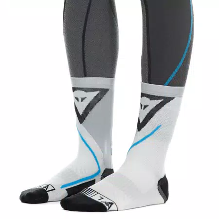 MOTORCYCLE TECHNICAL SOCKS - MID - BLACK/BLUE - 3