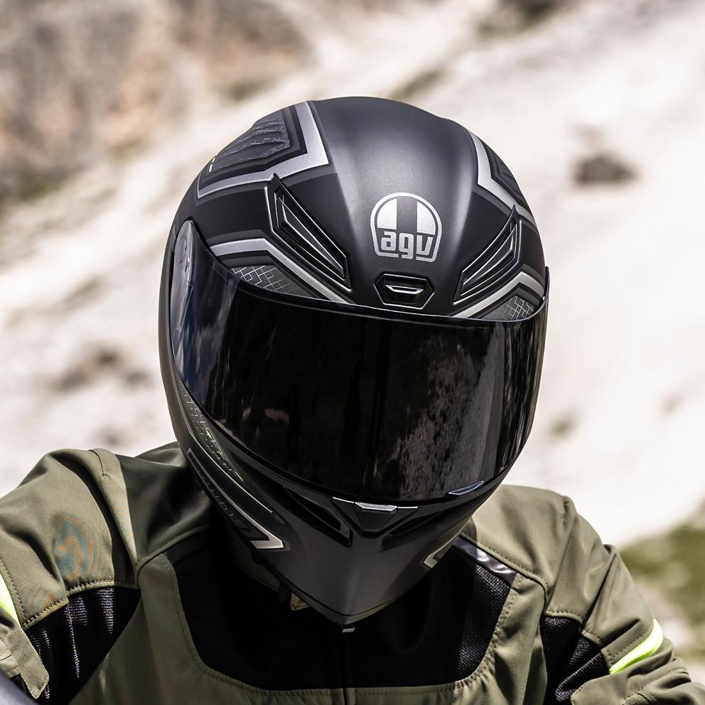 Casco Moto Integrale In Fibra Origine ST Race Nero Giallo Fluo Vendita - Foto 12