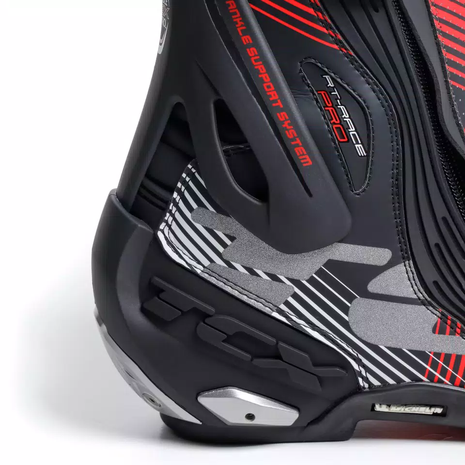 RT-RACE PRO AIR MEN'S MOTORCYCLE RACING BOOTS - BLACK/RED/WHITE -  - 6