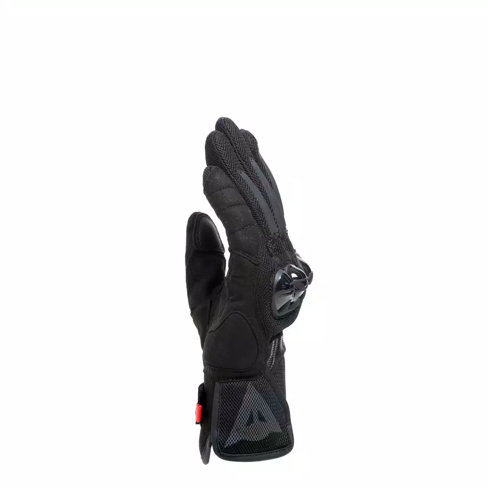 MIG 3 AIR - MEN'S MOTORCYCLE TEXTILE SUMMER GLOVES - BLACK/BLACK - 4