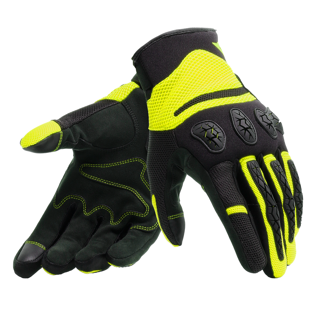 aerox-unisex-gloves-black-fluo-yellow image number 0