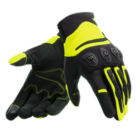 AEROX UNISEX GLOVES BLACK/FLUO-YELLOW- Guantes