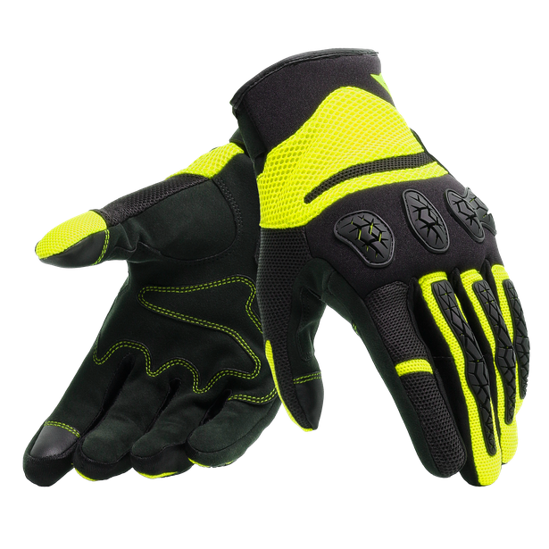aerox-unisex-gloves-black-fluo-yellow image number 0