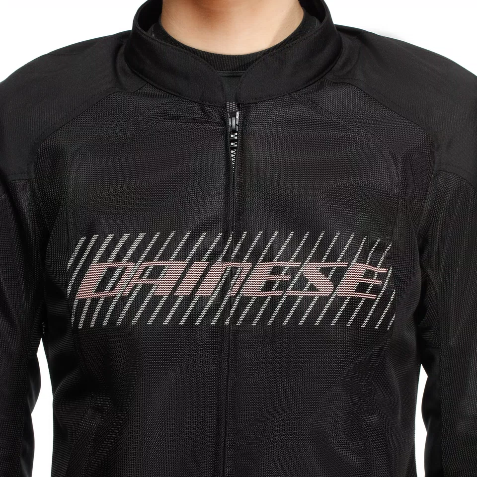 HEROSPHERE AIR - DAMES ZOMER MOTORFIETS JAS - BLACK/WHITE/PEACH - 10