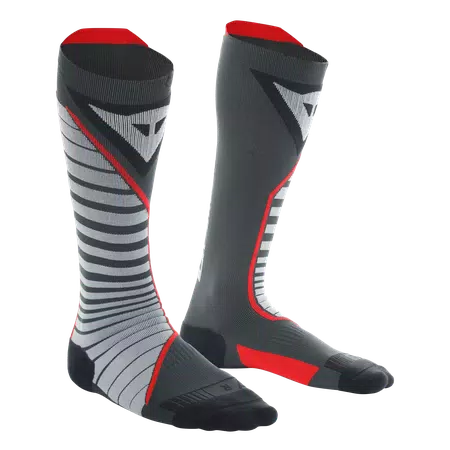 SKI THERMAL LONG SOCKS - BLACK/RED - 1