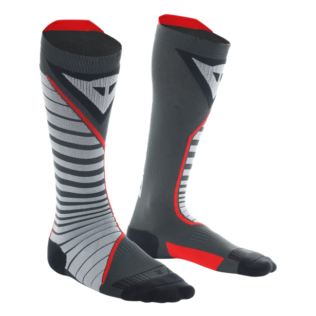 thermo-long-socks-black-red image number 0
