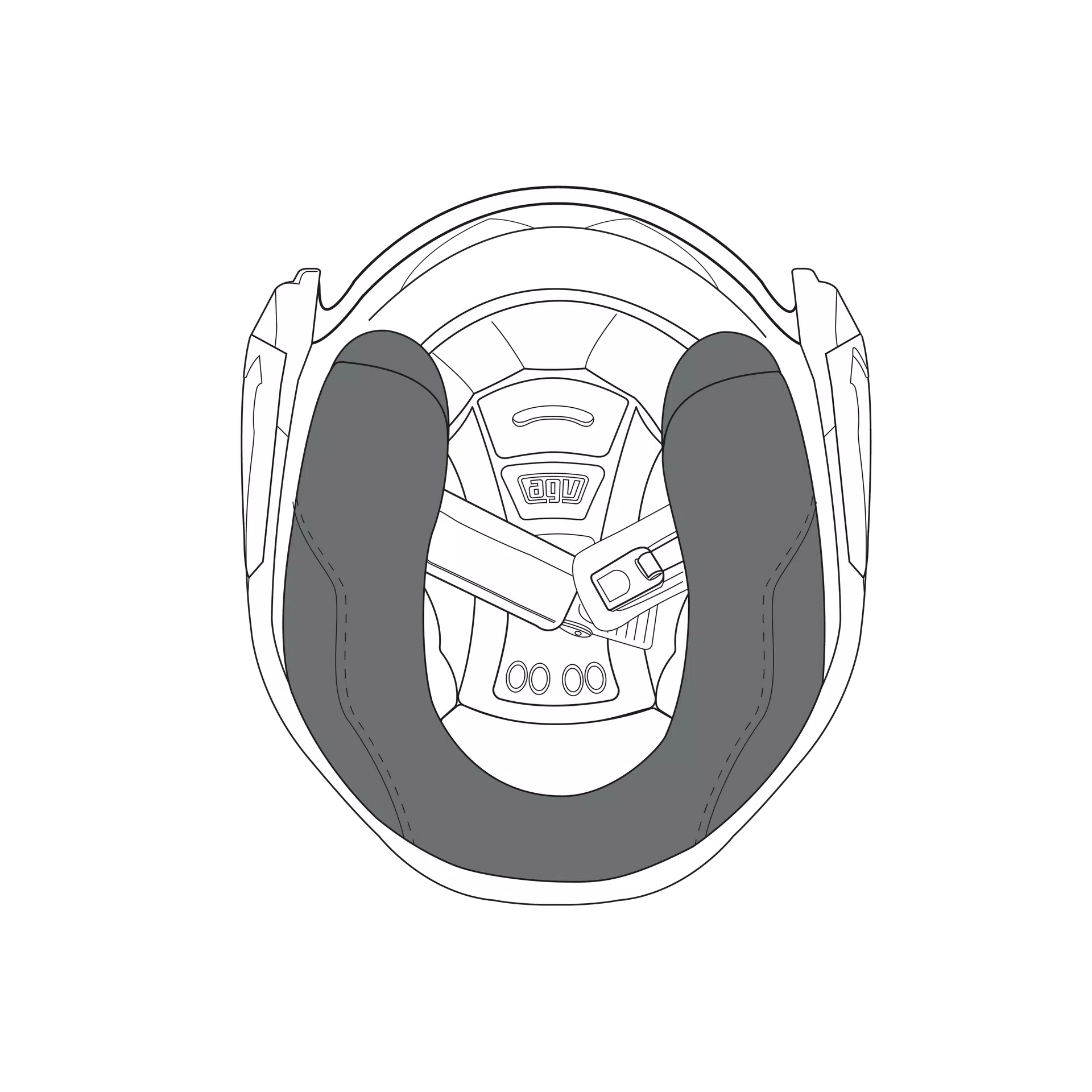 CHEEK PADS K-5 JET (ML)