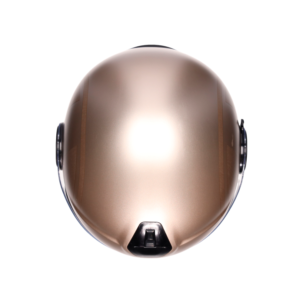 eteres-sirolo-matt-white-gold-casco-moto-jet-e2206 image number 6