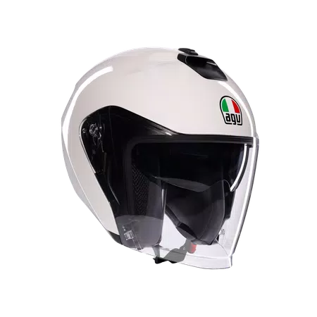 IRIDES MONO MATERIA WHITE - MOTORBIKE OPEN FACE HELMET E2206 -  - 1