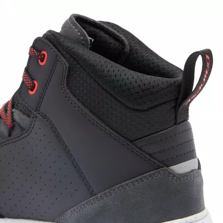 SUBURB D-WP - HEREN WATERDICHTE MOTORFIETS SCHOENEN - BLACK/WHITE/RED-LAVA - 5