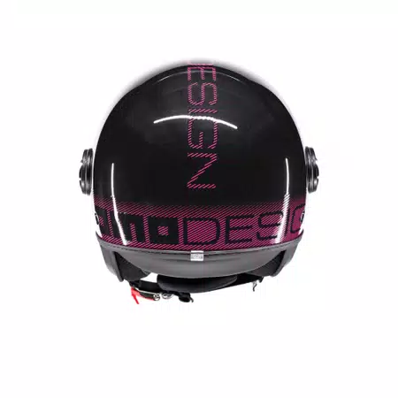 MOMODESIGN FGTR CLASSIC STRIPES GLITTER/FUCSIA  - JET HELMET WITH VISOR E2206 -  - 5