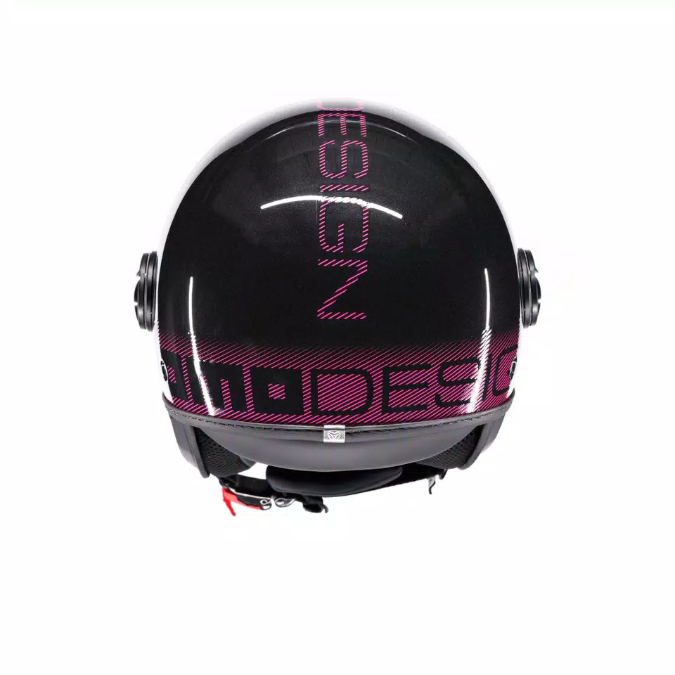 MOMODESIGN FGTR CLASSIC STRIPES GLITTER/FUCSIA  - JET HELMET WITH VISOR E2206 -  - 5