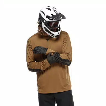 HG ROX JERSEY LS - MEN'S LONG SLEEVE BIKE T-SHIRT - BROWN - 5