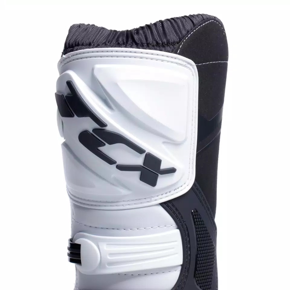 X-BLAST MEN'S MOTORCYCLE BOOTS - BLACK/WHITE/RED -  - 7
