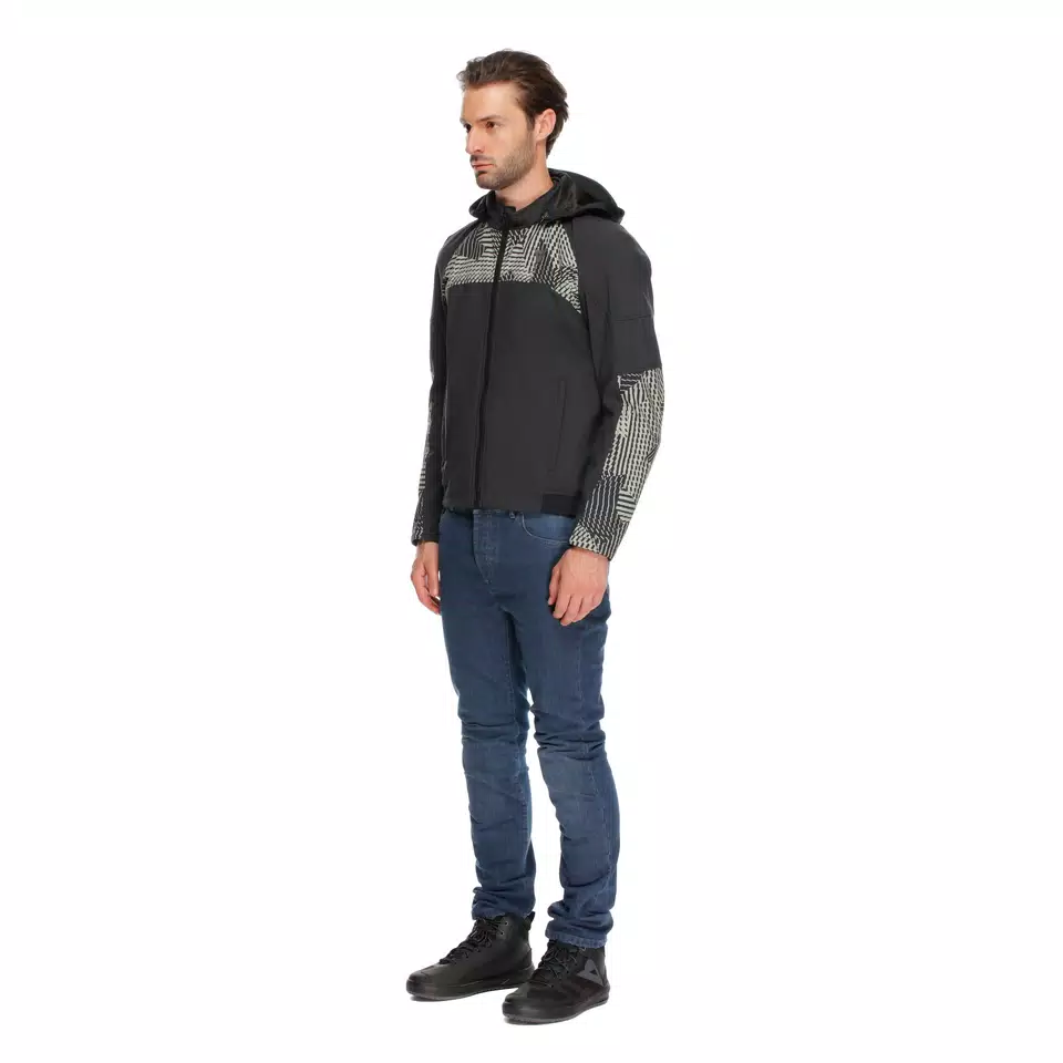 IGNITE 2 - MEN TEXTILE MOTORCYCLE JACKET - BLACK/MOSS GRAY - 3