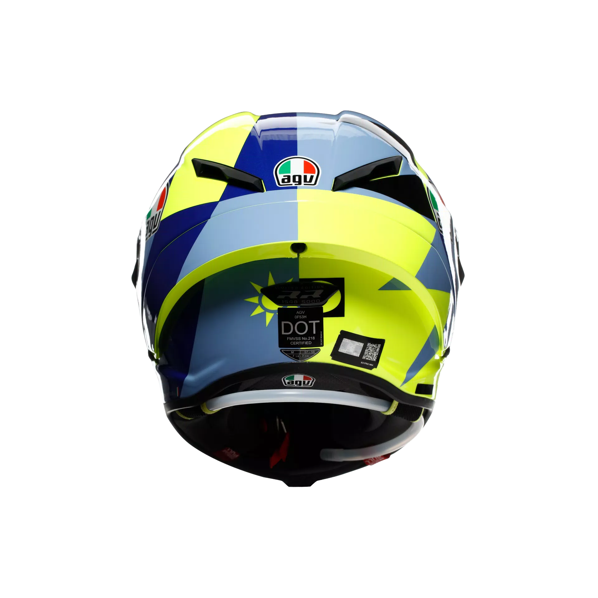 PISTA GP RR SOLELUNA 2022 (ED. LIMITATA) - MOTORBIKE FULL FACE HELMET E2206 DOT