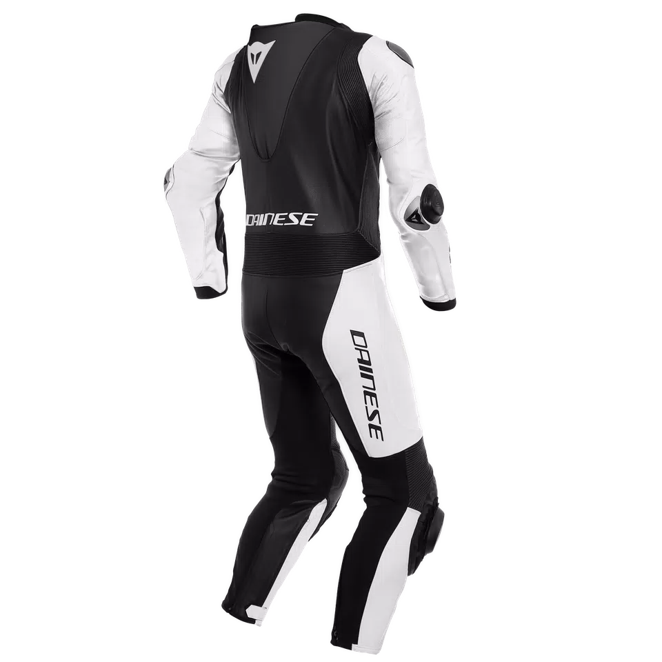 LAGUNA SECA 5 - ONE-PIECE LEATHER RACING SUIT - WHITE/BLACK - 2