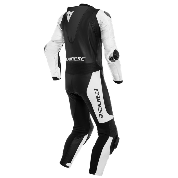 laguna-seca-5-1pc-leather-suit-perf-white-black image number 1