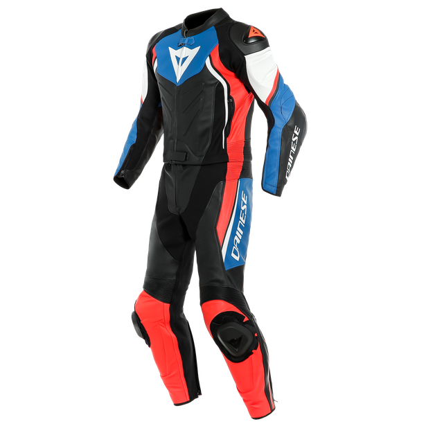avro-d2-2-pcs-suit-black-light-blue-fluo-red image number 0