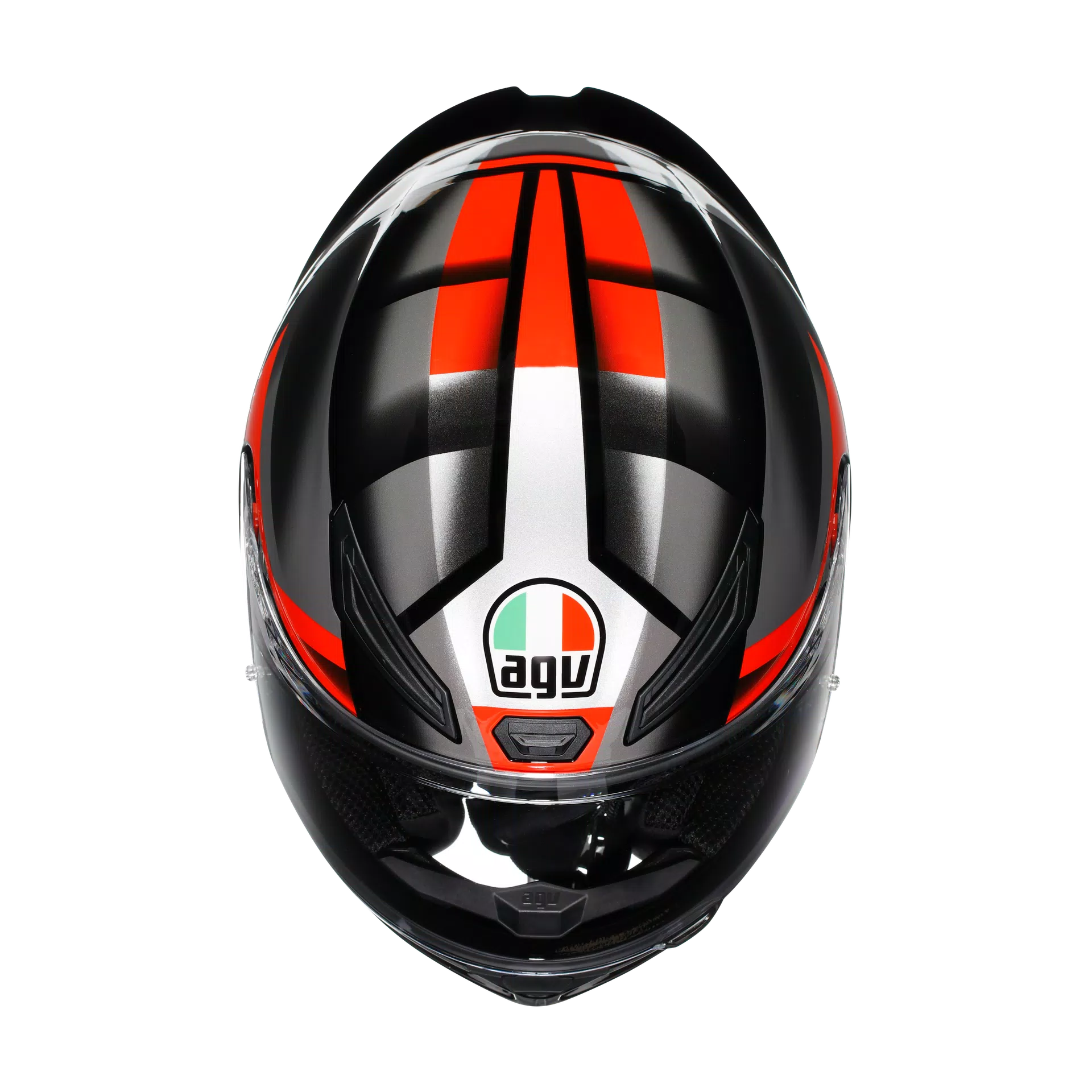 K1 S FASTLAP BLACK/GREY/RED - MOTORBIKE FULL FACE HELMET DOT (E2206)